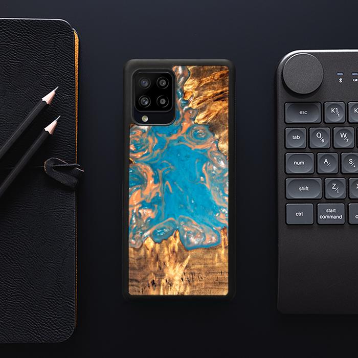Samsung Galaxy A42 5G Handyhülle aus Harz und Holz - SYNERGY#B22