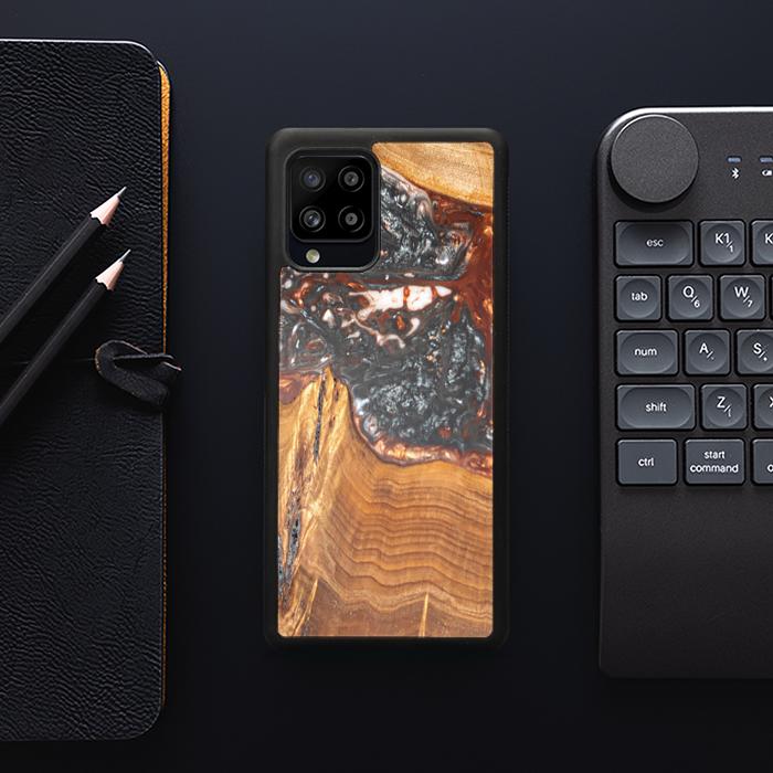 Samsung Galaxy A42 5G Handyhülle aus Harz und Holz - SYNERGY#B37