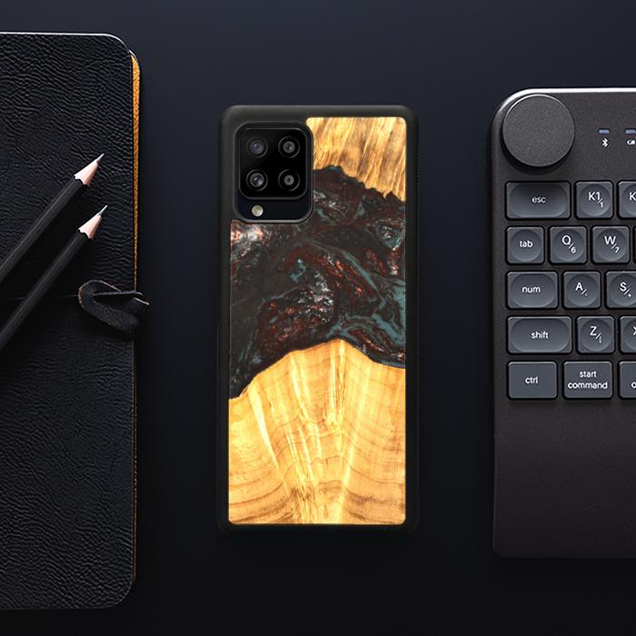 Samsung Galaxy A42 5G Handyhülle aus Harz und Holz - SYNERGY#B42