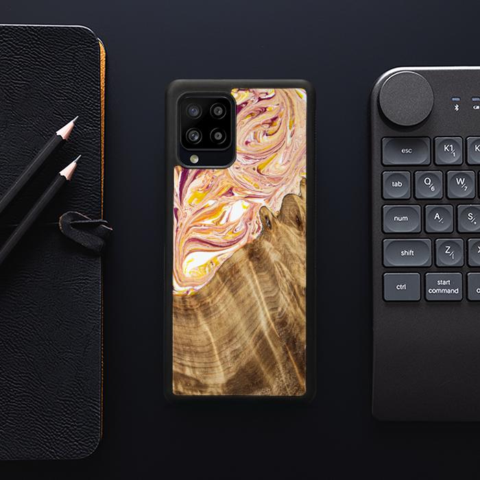 Samsung Galaxy A42 5G Handyhülle aus Harz und Holz - SYNERGY#C48