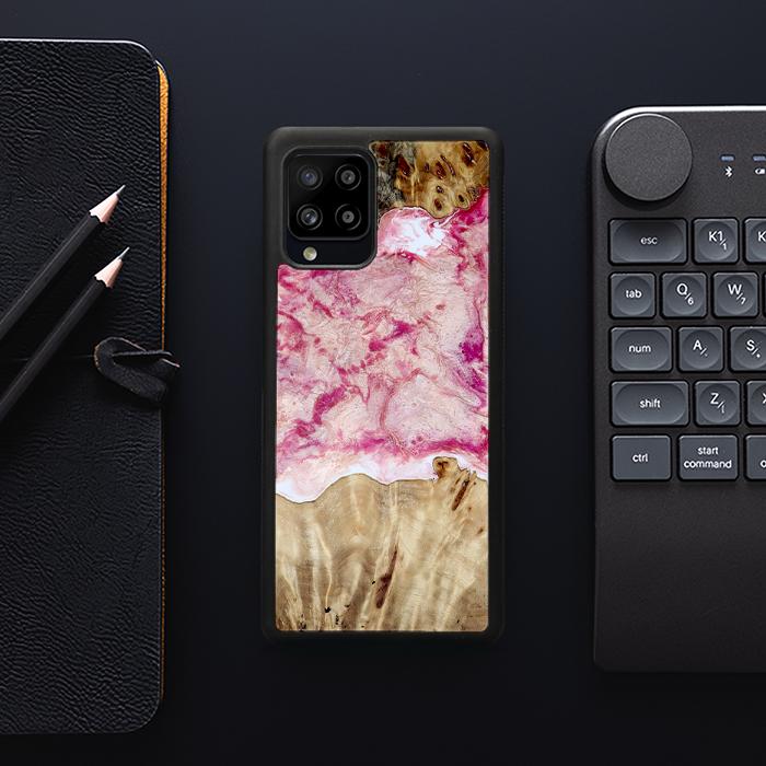 Samsung Galaxy A42 5G Handyhülle aus Harz und Holz - Synergy#D101