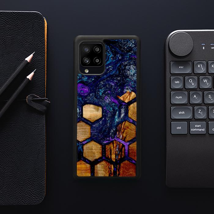 Samsung Galaxy A42 5G Handyhülle aus Harz und Holz - Synergy#D105