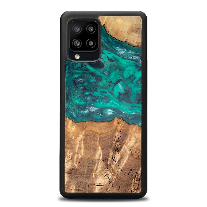 Samsung Galaxy A42 5G Handyhülle aus Harz und Holz - Synergy#D109