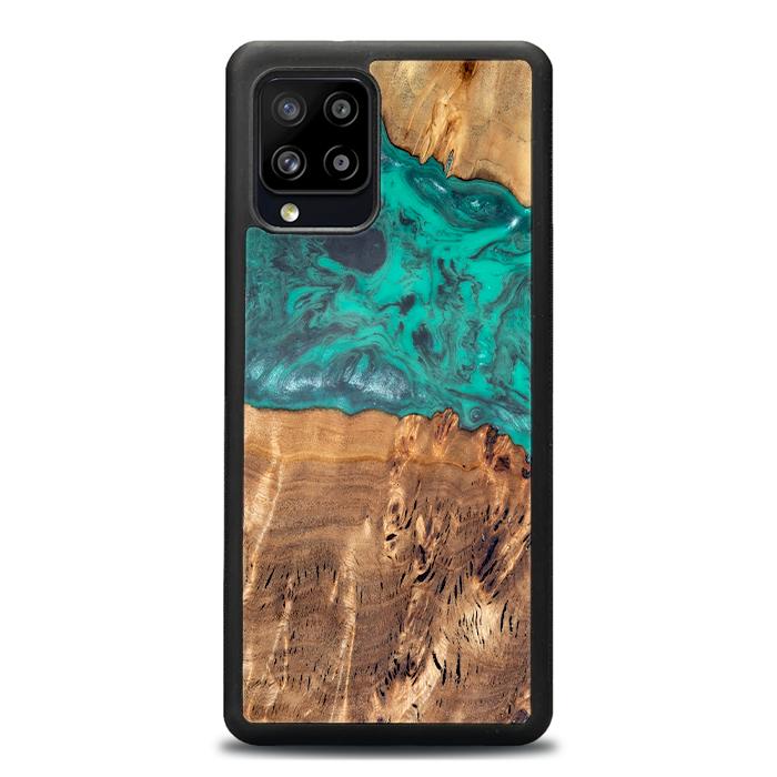 Samsung Galaxy A42 5G Handyhülle aus Harz und Holz - Synergy#D111