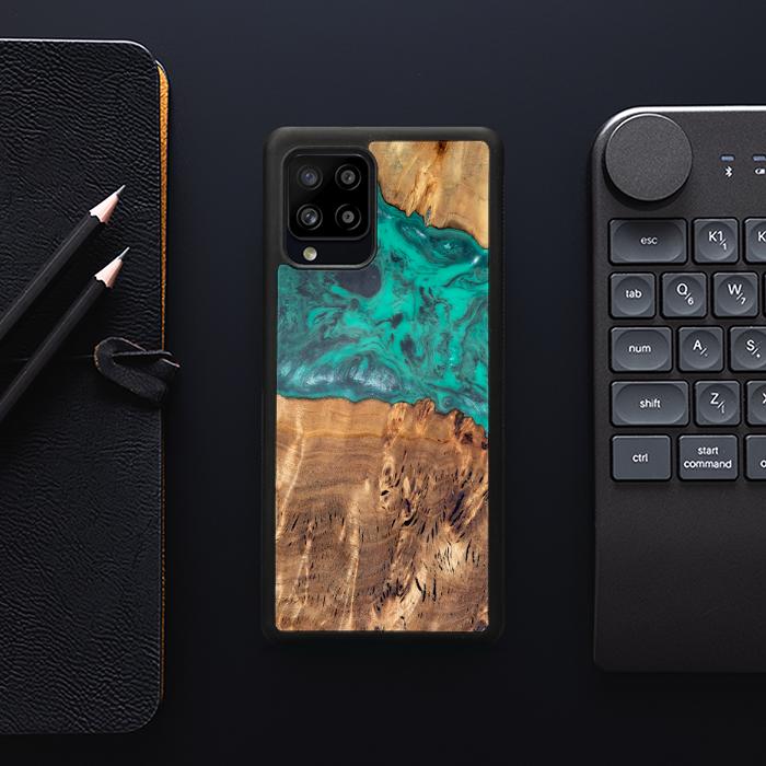 Samsung Galaxy A42 5G Handyhülle aus Harz und Holz - Synergy#D111