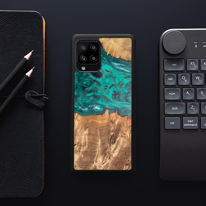 Samsung Galaxy A42 5G Handyhülle aus Harz und Holz - Synergy#D112