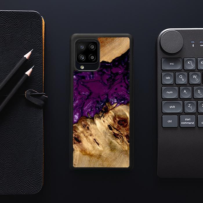 Samsung Galaxy A42 5G Handyhülle aus Harz und Holz - Synergy#D113