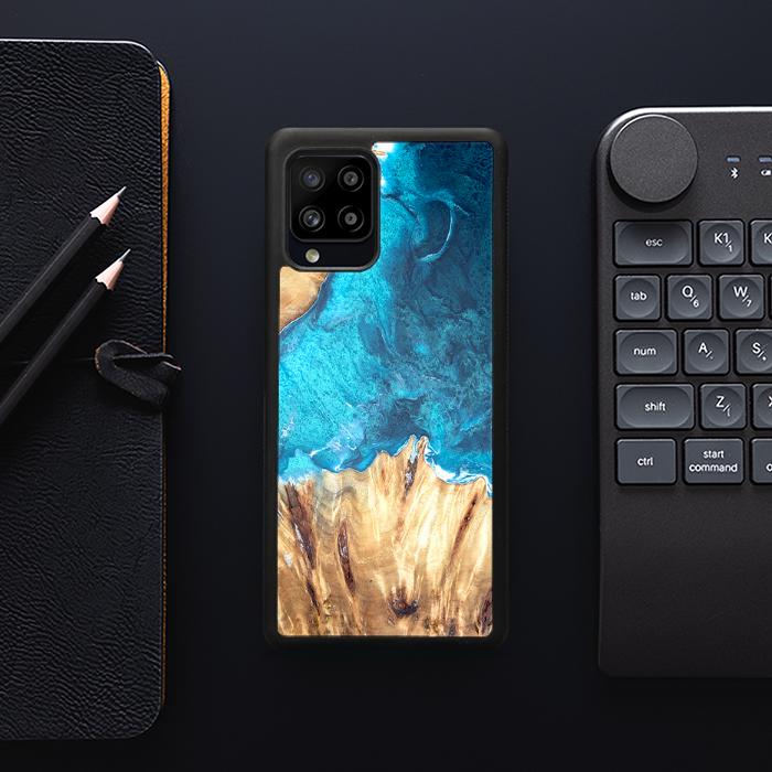 Samsung Galaxy A42 5G Handyhülle aus Harz und Holz - Synergy#D115