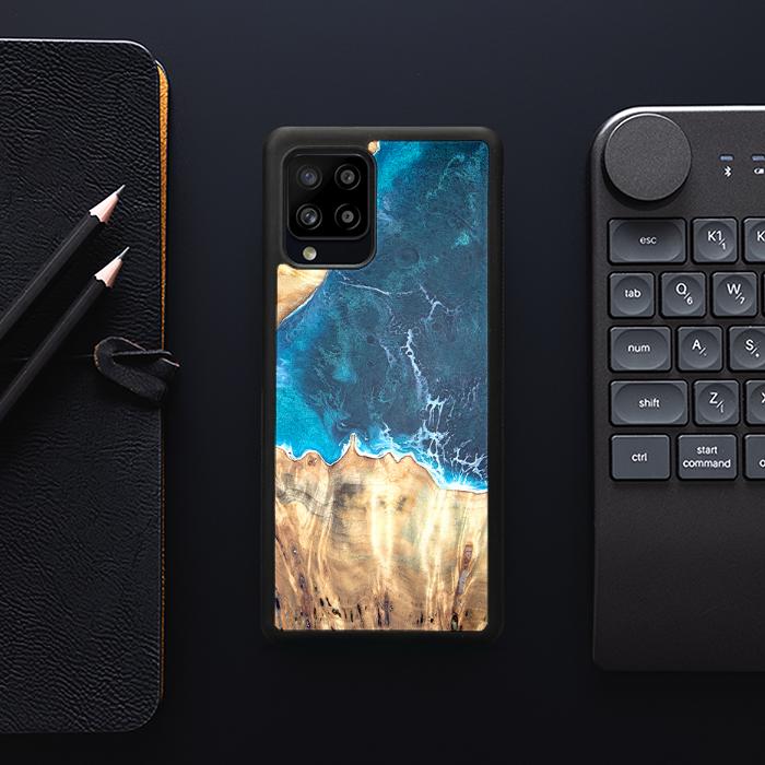 Samsung Galaxy A42 5G Handyhülle aus Harz und Holz - Synergy#D116