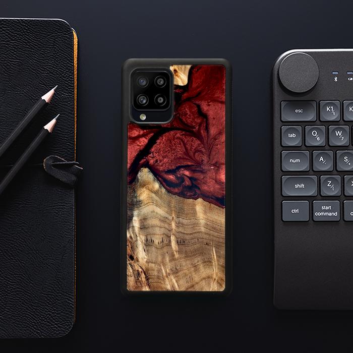Samsung Galaxy A42 5G Handyhülle aus Harz und Holz - Synergy#D122