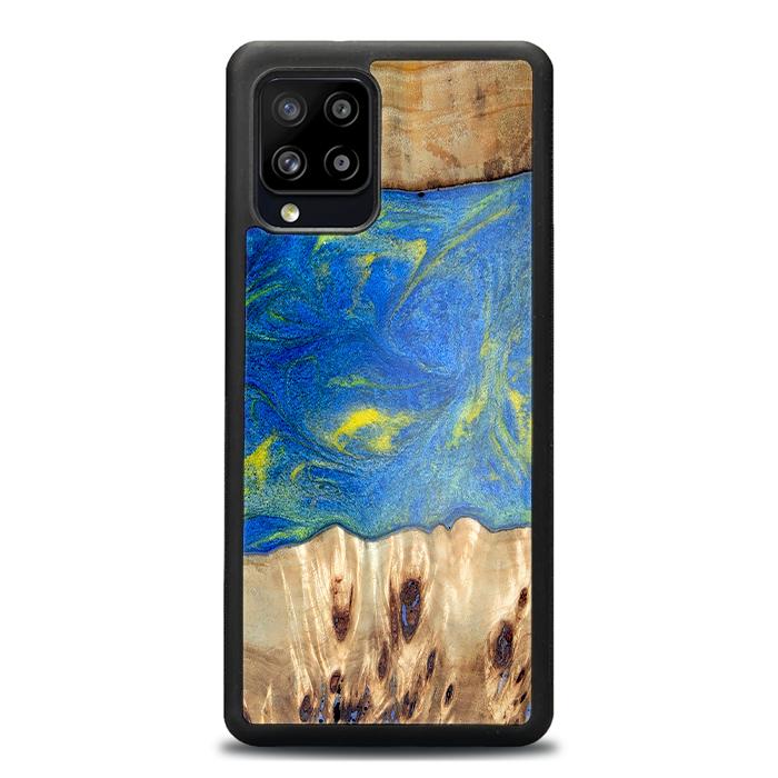 Samsung Galaxy A42 5G Handyhülle aus Harz und Holz - Synergy#D128
