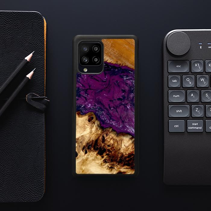 Samsung Galaxy A42 5G Handyhülle aus Harz und Holz - Synergy#D134