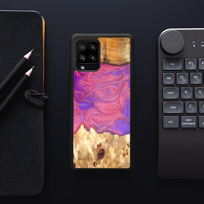 Samsung Galaxy A42 5G Handyhülle aus Harz und Holz - Synergy#D136