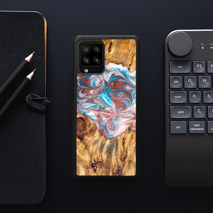 Samsung Galaxy A42 5G Handyhülle aus Harz und Holz - Synergy#D138