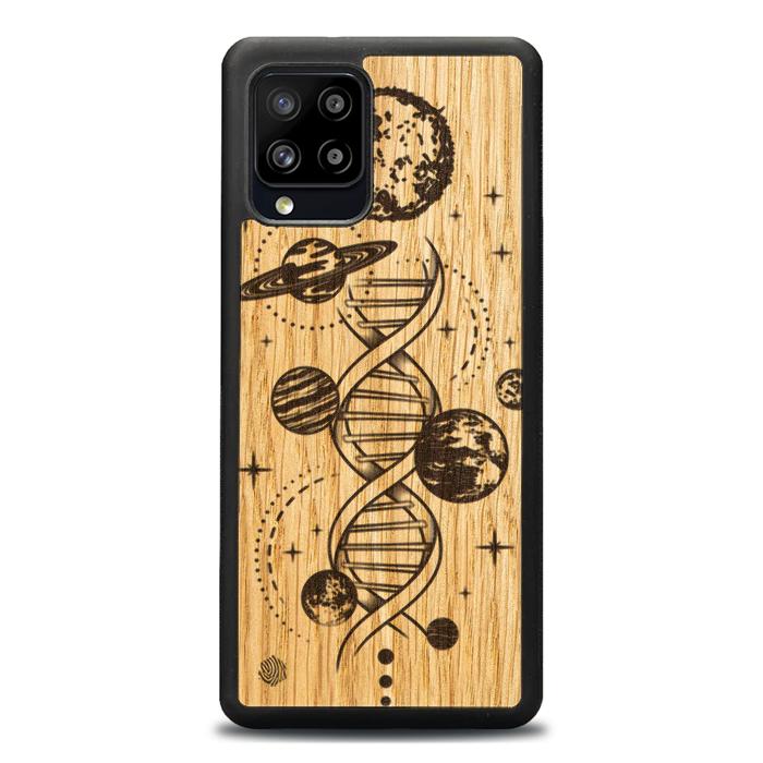 Samsung Galaxy A42 5G Handyhülle aus Holz - Space DNA (Eiche)