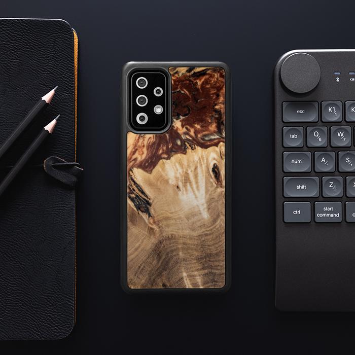 Samsung Galaxy A52 5G Handyhülle aus Harz und Holz - SYNERGY#A100