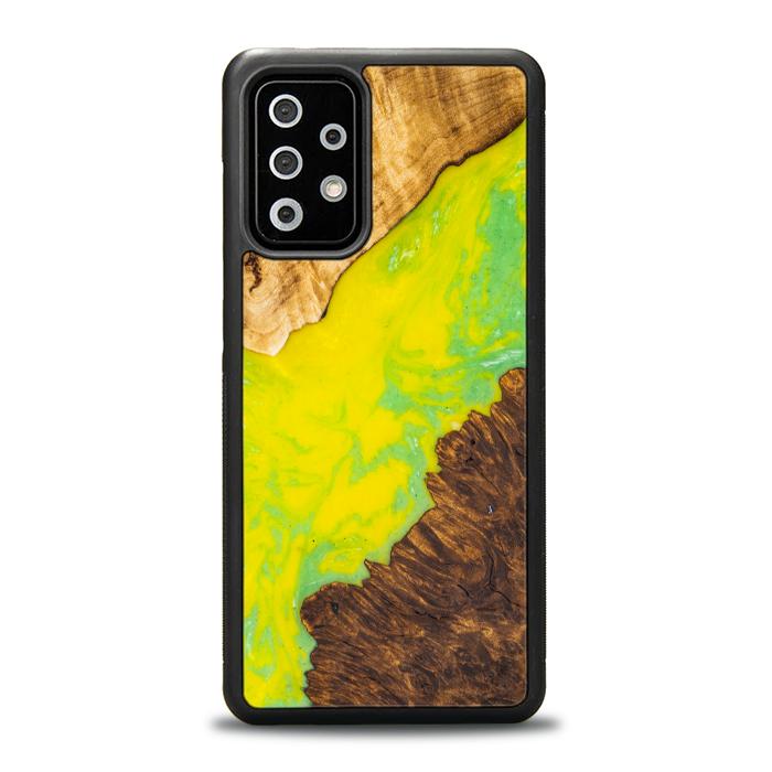 Samsung Galaxy A52 5G Handyhülle aus Harz und Holz - SYNERGY#A12