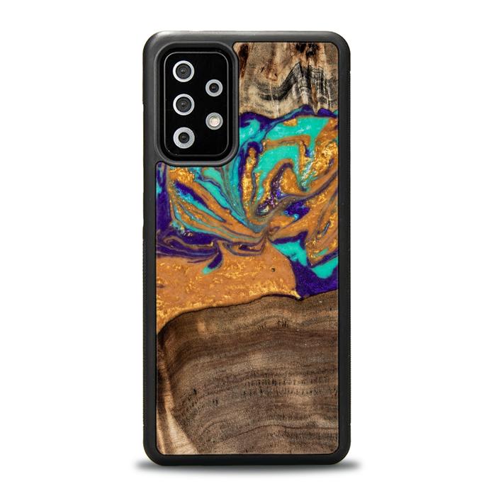 Samsung Galaxy A52 5G Handyhülle aus Harz und Holz - SYNERGY#A122