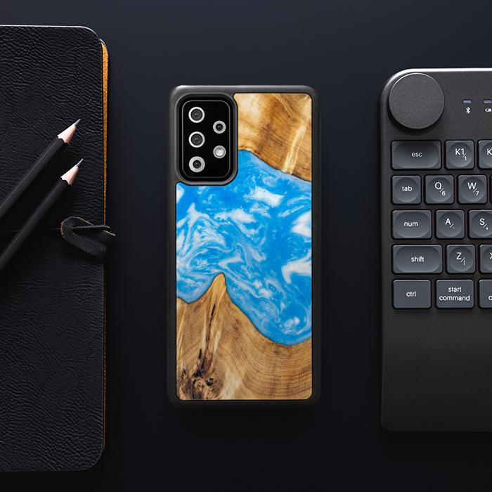 Samsung Galaxy A52 5G Handyhülle aus Harz und Holz - SYNERGY#A26