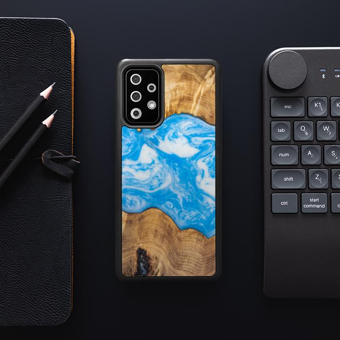 Samsung Galaxy A52 5G Handyhülle aus Harz und Holz - SYNERGY#A31