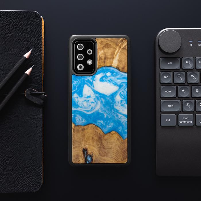 Samsung Galaxy A52 5G Handyhülle aus Harz und Holz - SYNERGY#A32