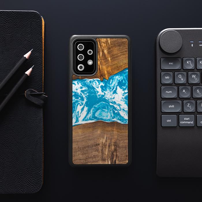 Samsung Galaxy A52 5G Handyhülle aus Harz und Holz - SYNERGY#A7