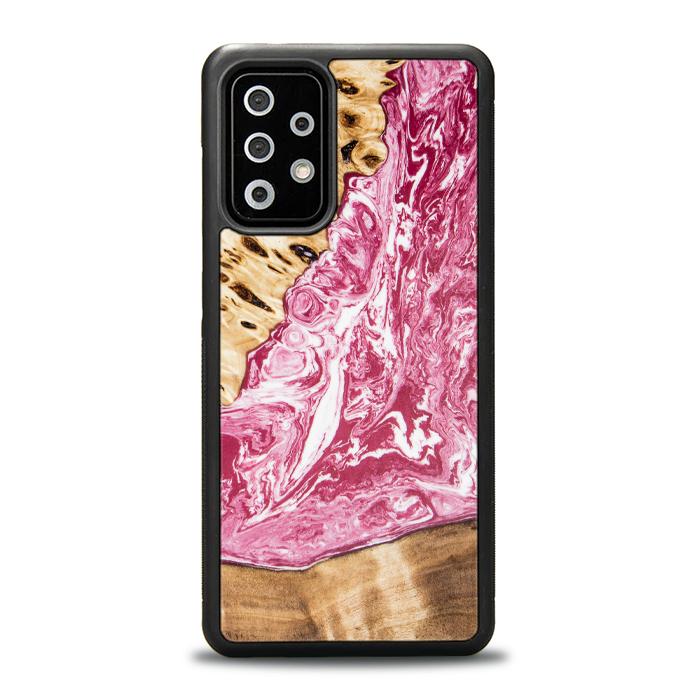 Samsung Galaxy A52 5G Handyhülle aus Harz und Holz - SYNERGY#A99