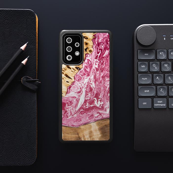 Samsung Galaxy A52 5G Handyhülle aus Harz und Holz - SYNERGY#A99