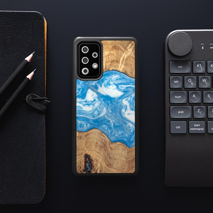 Samsung Galaxy A52 5G Handyhülle aus Harz und Holz - SYNERGY#B03