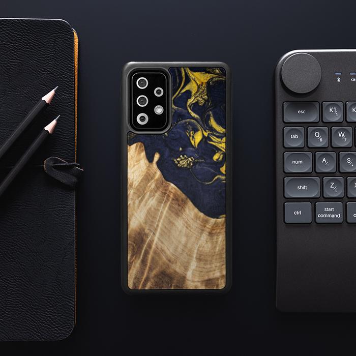 Samsung Galaxy A52 5G Handyhülle aus Harz und Holz - SYNERGY#C26