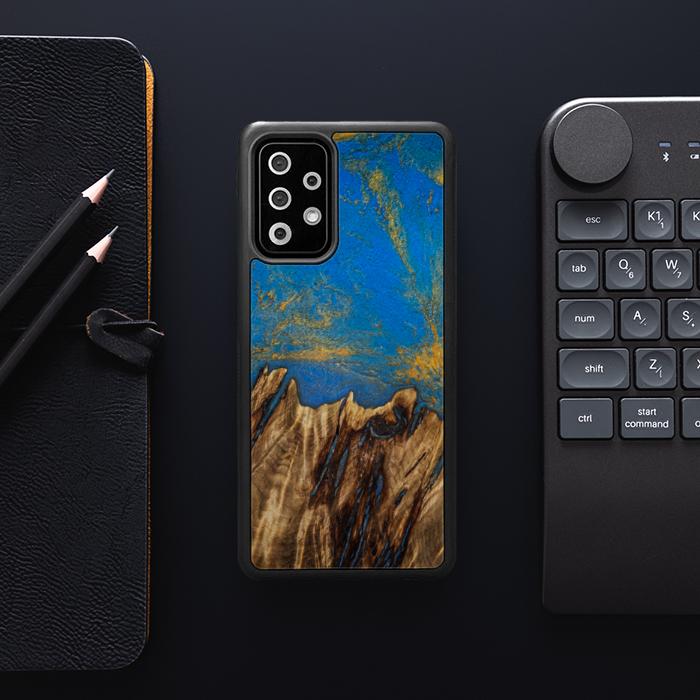 Samsung Galaxy A52 5G Handyhülle aus Harz und Holz - SYNERGY#C43