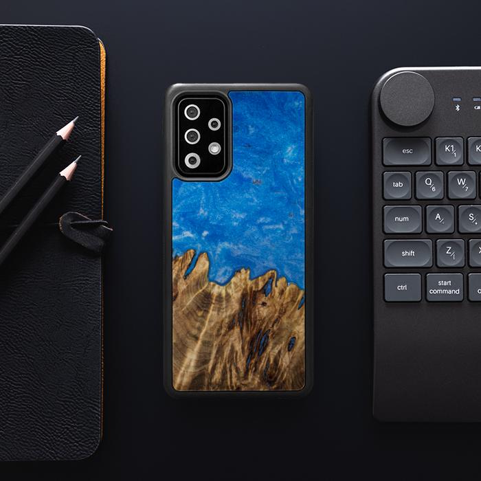 Samsung Galaxy A52 5G Handyhülle aus Harz und Holz - SYNERGY#C44