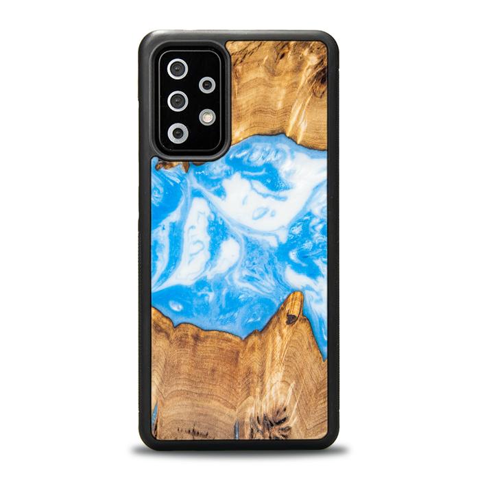 Samsung Galaxy A52 5G Handyhülle aus Harz und Holz - Synergy#A34