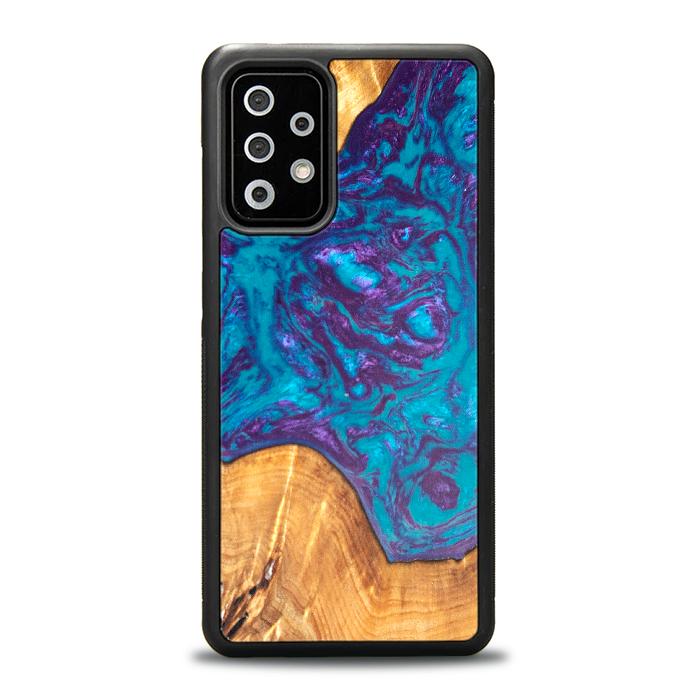 Samsung Galaxy A52 5G Handyhülle aus Harz und Holz - Synergy#B28