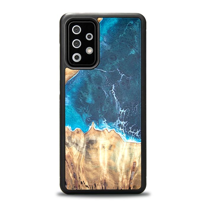 Samsung Galaxy A52 5G Handyhülle aus Harz und Holz - Synergy#D116