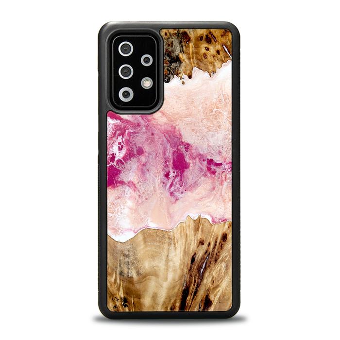 Samsung Galaxy A52 5G Handyhülle aus Harz und Holz - Synergy#D119