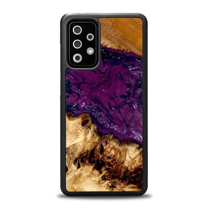 Samsung Galaxy A52 5G Handyhülle aus Harz und Holz - Synergy#D134