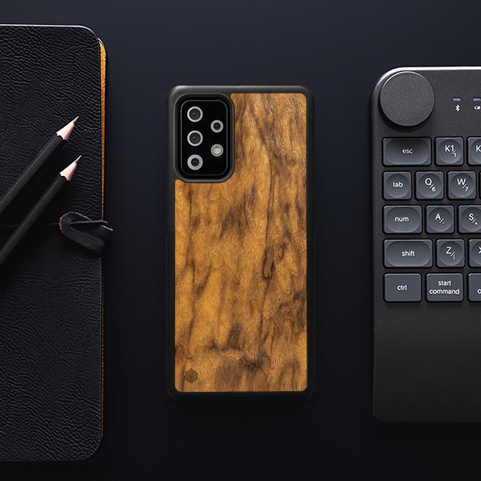 Samsung Galaxy A53 5G Handyhülle aus Holz - Imbuia