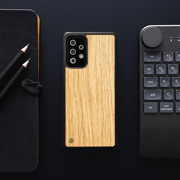 Samsung Galaxy A53 5G Handyhülle aus Holz - Eiche