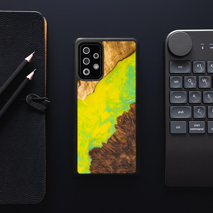 Samsung Galaxy A53 5G Handyhülle aus Harz und Holz - SYNERGY#A12