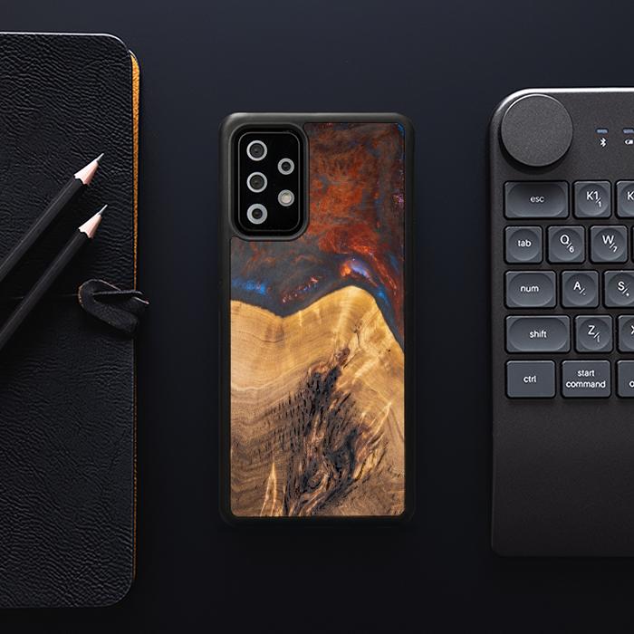 Samsung Galaxy A53 5G Handyhülle aus Harz und Holz - SYNERGY#A21
