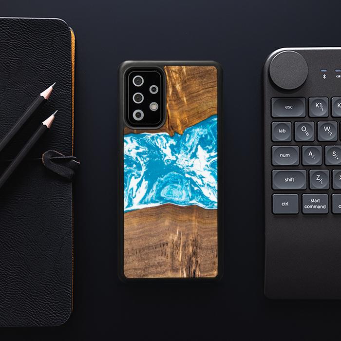 Samsung Galaxy A53 5G Handyhülle aus Harz und Holz - SYNERGY#A7