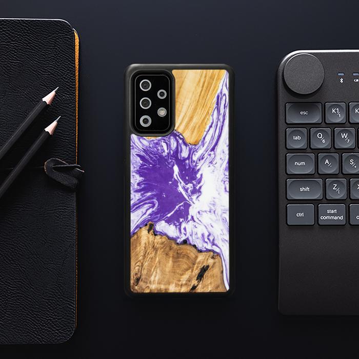 Samsung Galaxy A53 5G Handyhülle aus Harz und Holz - SYNERGY#A79