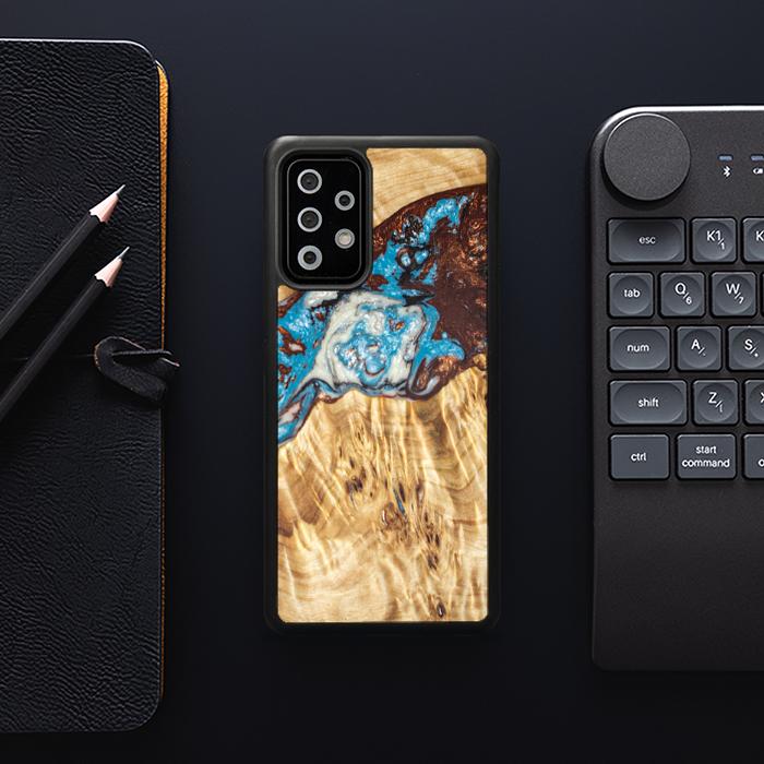 Samsung Galaxy A53 5G Handyhülle aus Harz und Holz - SYNERGY#B12