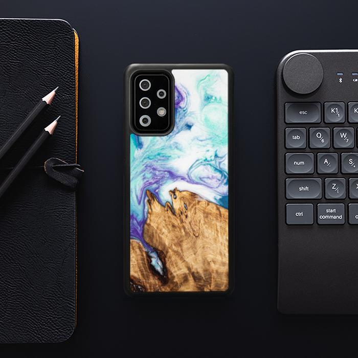Samsung Galaxy A53 5G Handyhülle aus Harz und Holz - SYNERGY#C17