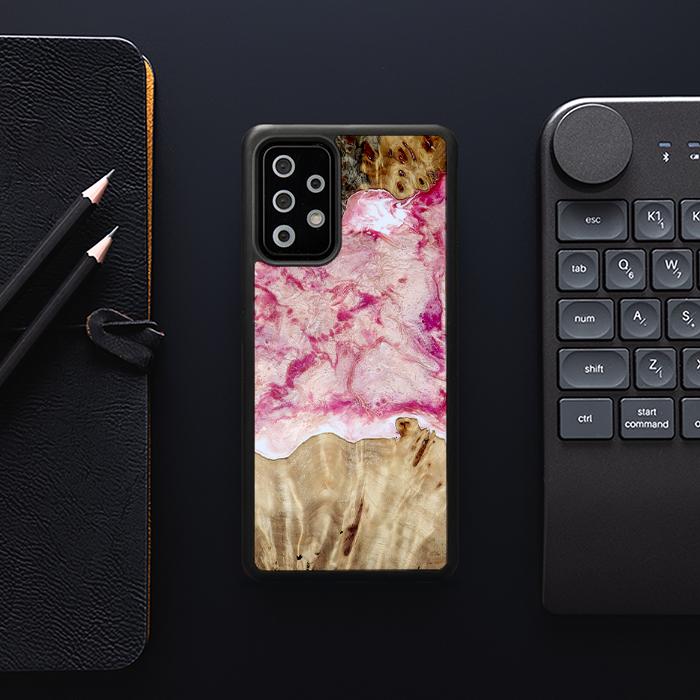 Samsung Galaxy A53 5G Handyhülle aus Harz und Holz - Synergy#D101