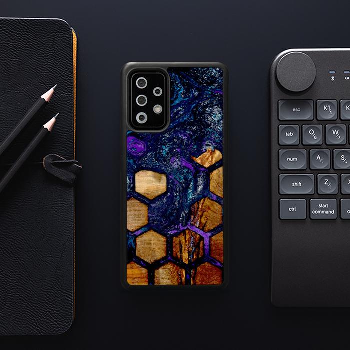 Samsung Galaxy A53 5G Handyhülle aus Harz und Holz - Synergy#D105