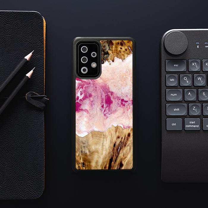 Samsung Galaxy A53 5G Handyhülle aus Harz und Holz - Synergy#D119