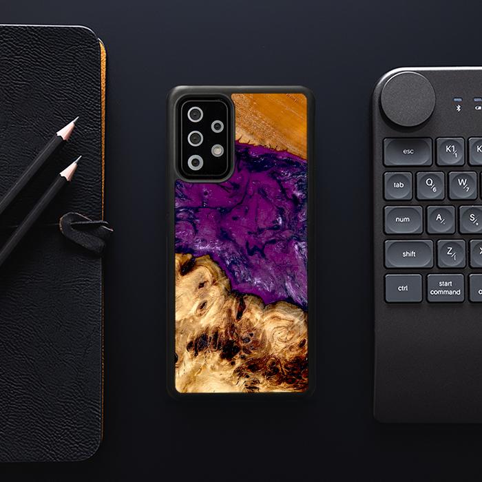 Samsung Galaxy A53 5G Handyhülle aus Harz und Holz - Synergy#D130