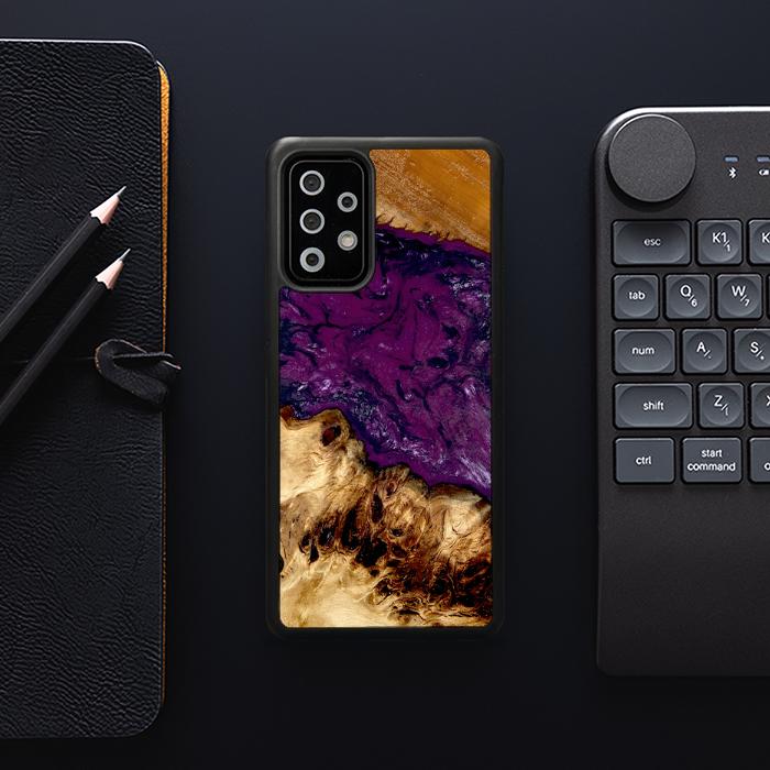 Samsung Galaxy A53 5G Handyhülle aus Harz und Holz - Synergy#D134